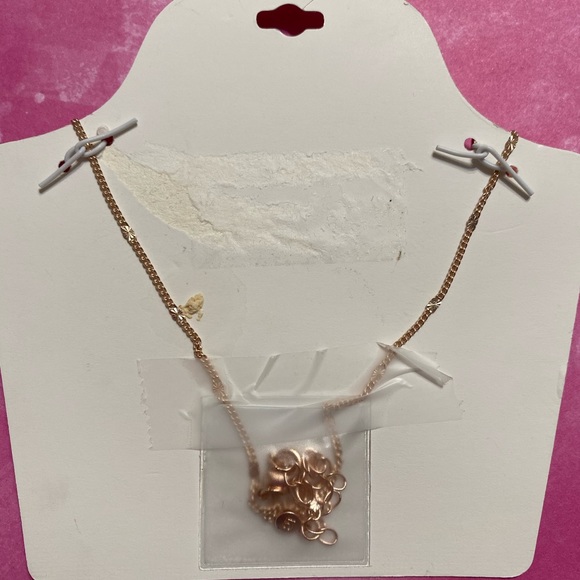 {LC Lauren Conrad} Rose Gold Necklace, Floral design, NEW/GIFT/BIRTHDAY/PRESENT - Picture 9 of 9